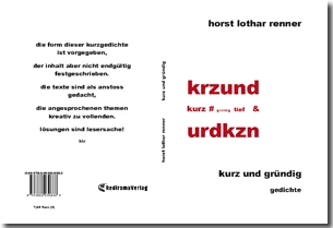 Buch "kurz und gründig" von Horst Lothar Renner