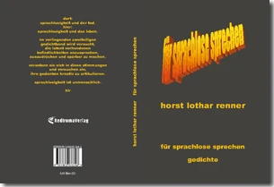 Buch "für sprachlose sprechen" von Horst Lothar Renner