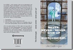 Buch "Never never – never give up!" von Ute Gattringer