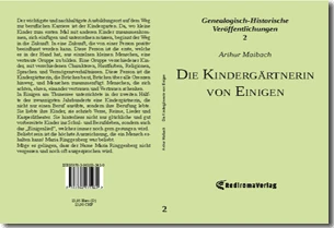 Buch "Die Kindergärtnerin von Einigen" von Arthur Maibach