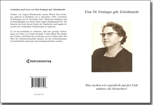 Buch "Elsa M. Ensinger geb. Kleinknecht" von Werner A.H. Ensinger