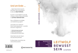 Buch "Leitwolf-Bewusst-Sein - Manipulationsfrei fördern, fordern und führen" von DerFUCHS