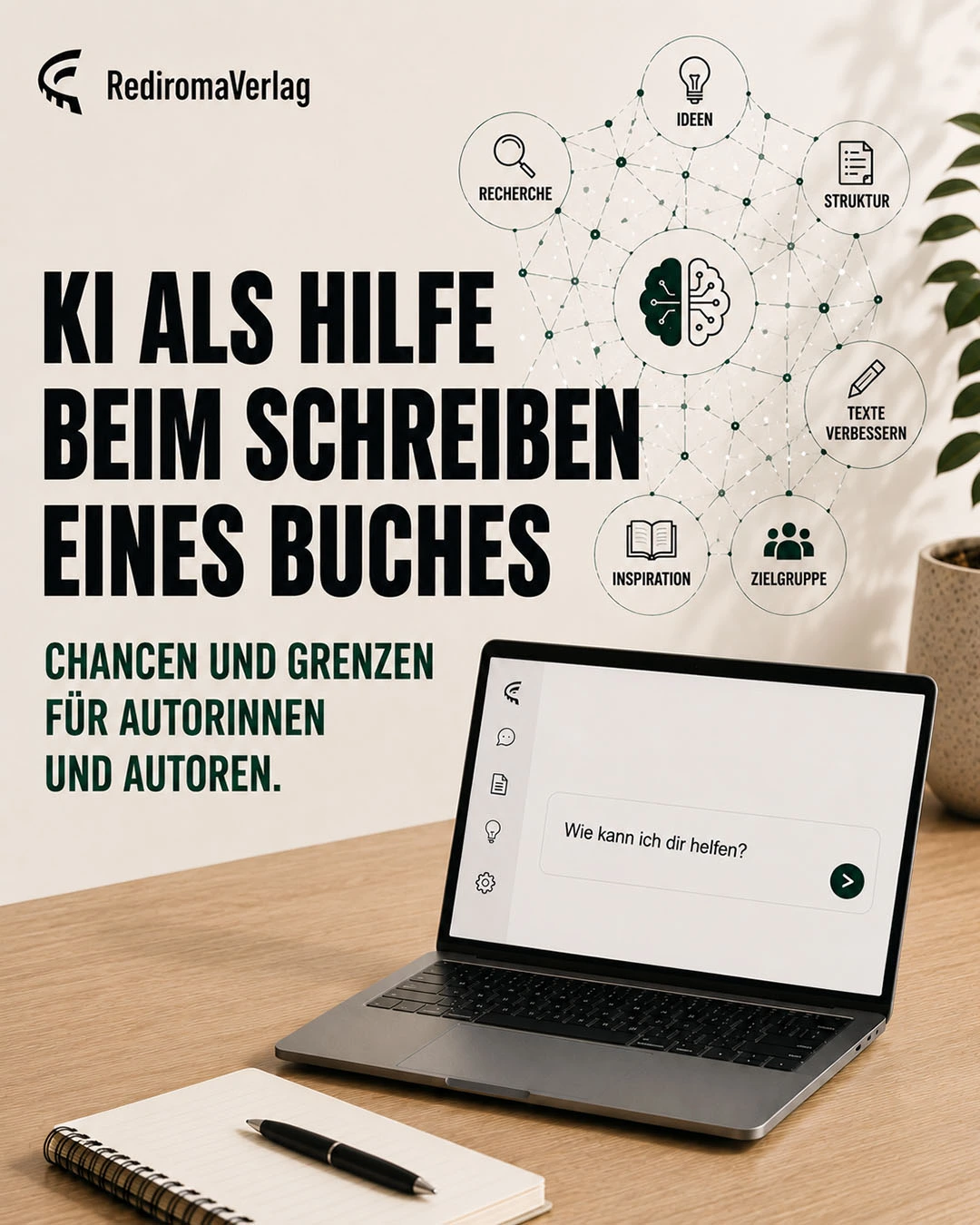 KI als Hilfe beim Schreiben eines Buches – Chancen und Grenzen für Autorinnen und Autoren
