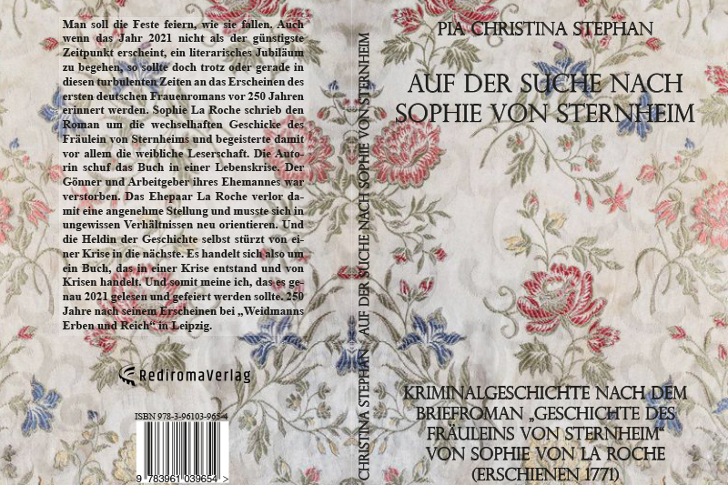 Buchcover Pia Christina Stephan Auf der Suche nach Sophie von Sternheim